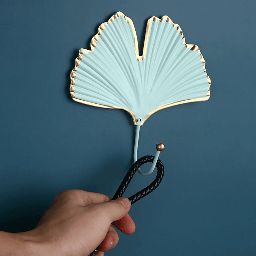 Nature's Leaves Metal Wall Hooks