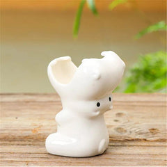 Chomping Hippo Ceramic Succulent Planter