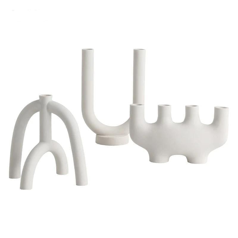 Scandi Curves Taper Candle Holders