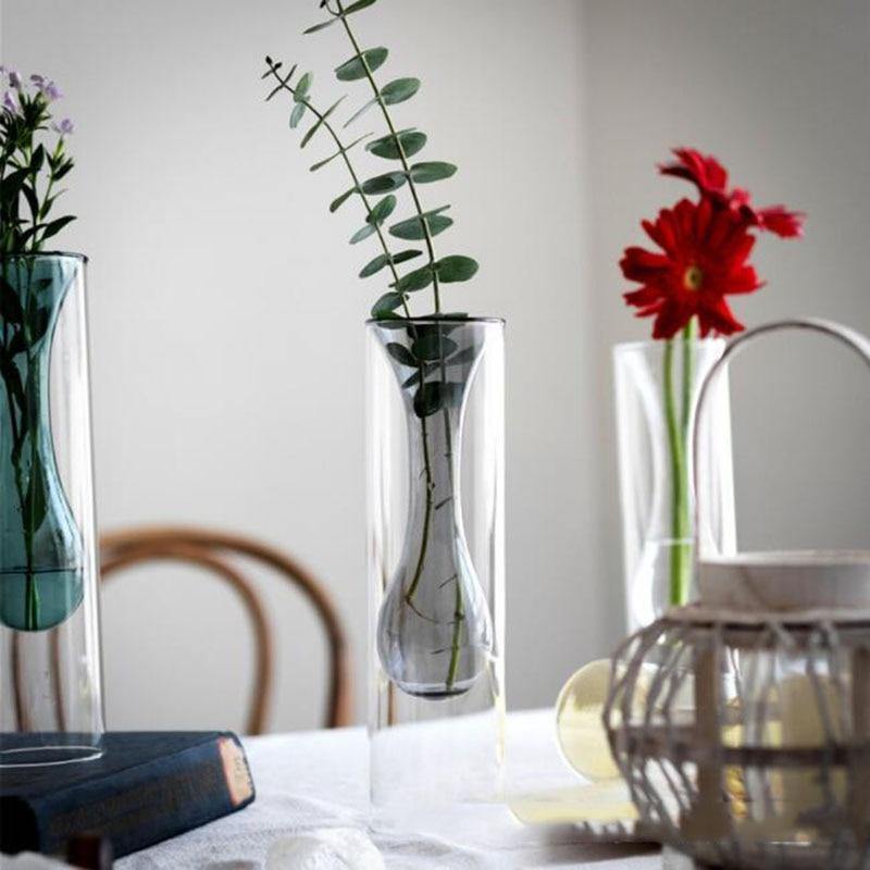 Blown Glass Bubble Vases