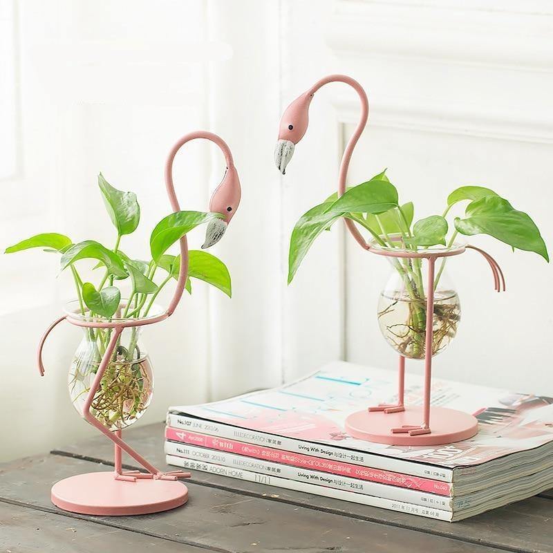 Tropical Flamingo Propagation Vase