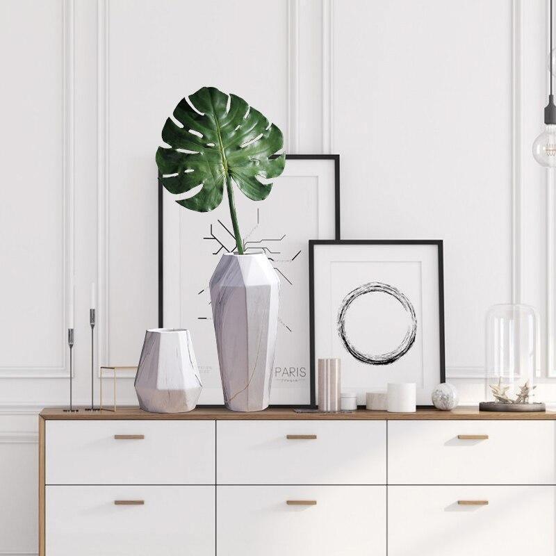 Geometric Marble Vases